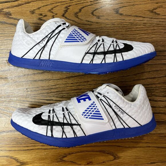 Nike Triple Jump Elite, White and Blue Spikes Mens size 9.5, Womens size 11 NEW main image 5